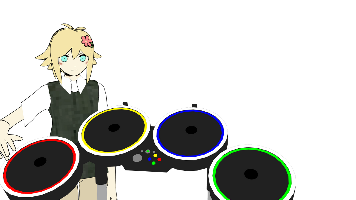 Rock Mmd Model Rock Band 2 Drumset MMD DL by LuizINXBOX360 on DeviantArt