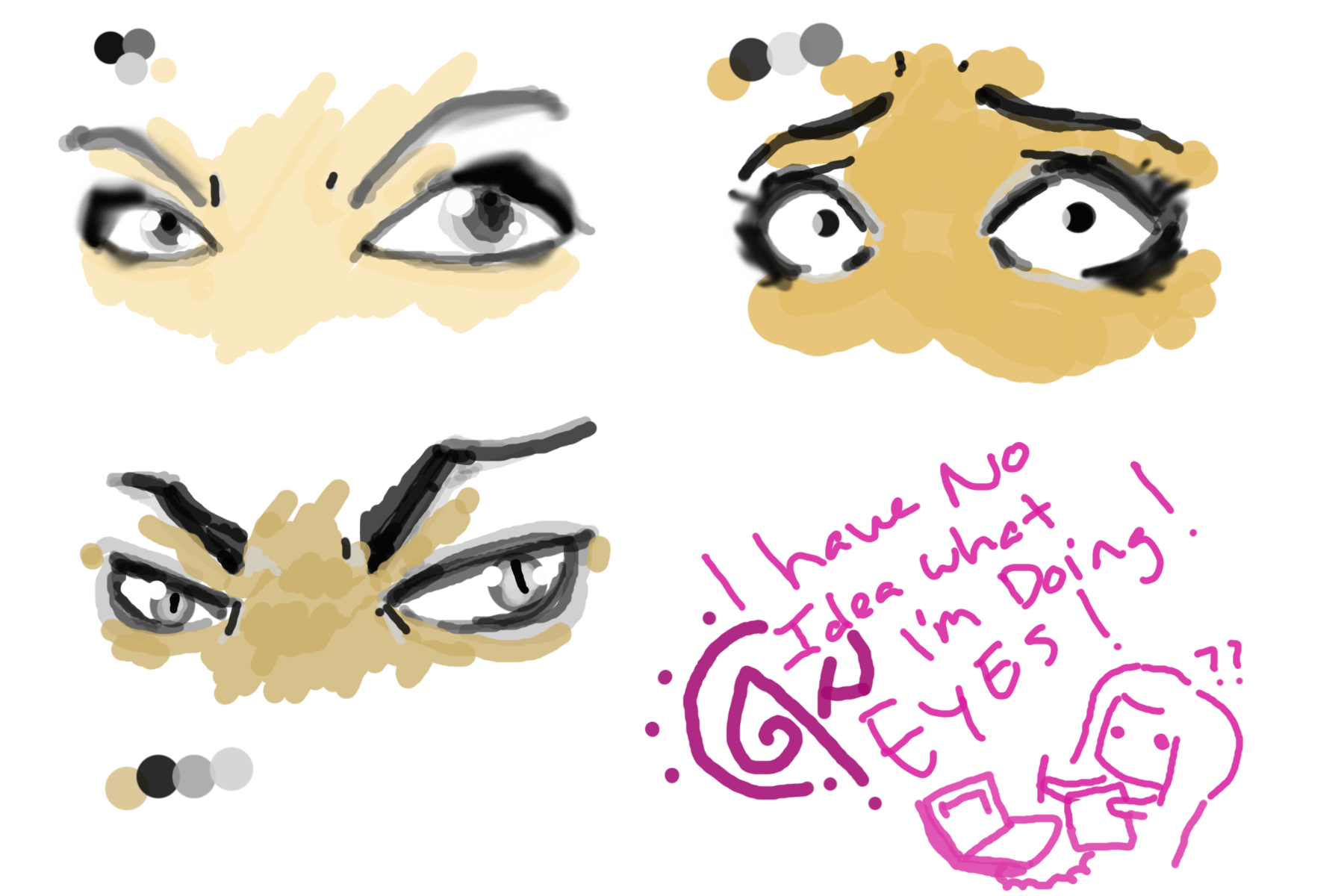 Eye Practice by TheLadyJ on DeviantArt