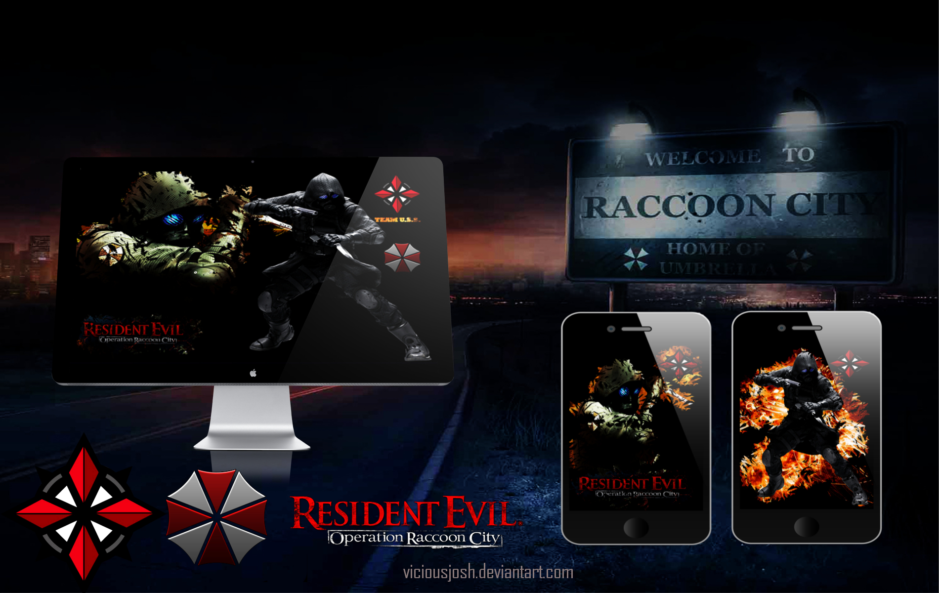 Resident Evil Operation Raccoon City Vector By Viciousjosh