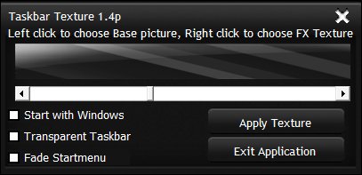 Taskbar Texturizer v1.4 by SuprVillain on DeviantArt
