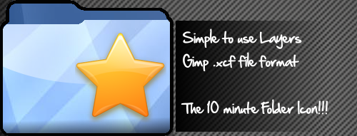 Folder Template for GIMP