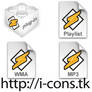 Winamp Files Icons
