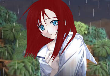 Kairi in Rain