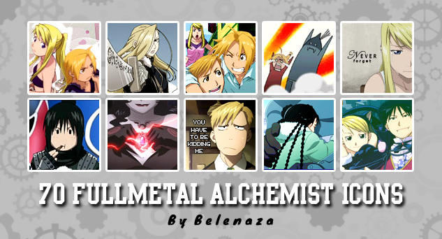 70 FullMetal Alchemist 100x100 Icons