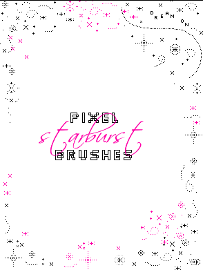 Pixel Starburst Brushes