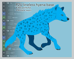 P2U Lineless Hyena Base