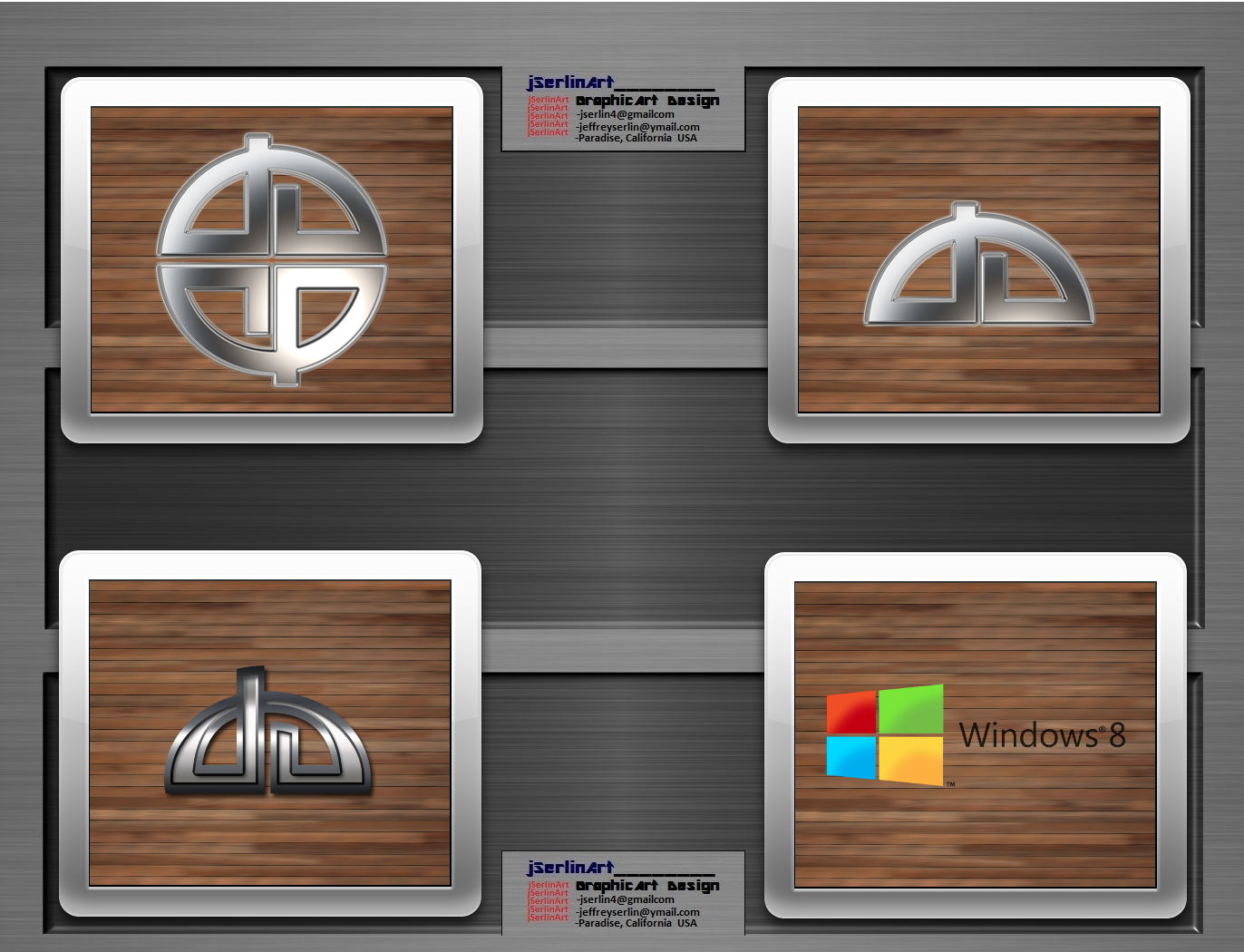 Wood And Metal deviantArt Icon Pack Preview