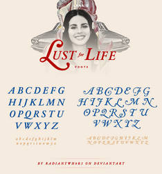 Lana del Rey - Lust For Life (album) / Font