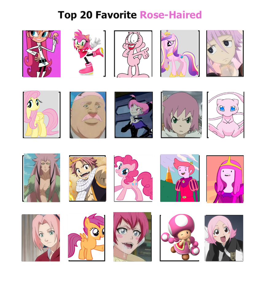 20 favorite Rose Haired meme by Winged--Maned--Wolf on DeviantArt