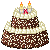 Black Forest Cake with candles 50x50 icon