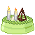 Matcha Cake Type 3 with candles 50x50 icon