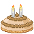 Chestnut Cake Type 2 with candles 50x50 icon