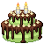 Matcha Cake Type 14 2DK with candles 50x50 icon