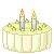 Refreshing Cake Type 2 with candles 50x50 icon