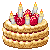 Dacquoise with candles 50x50 icon