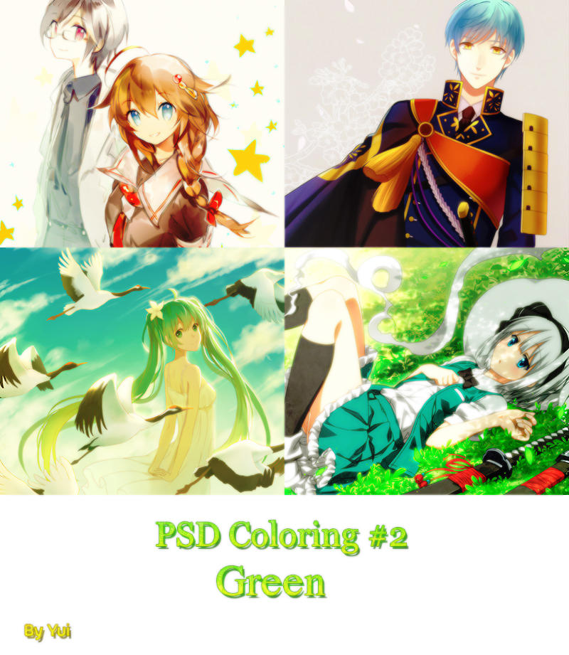 [ PSD #2 ] Green PSD Clr by YuiKatori-Deviantart on DeviantArt