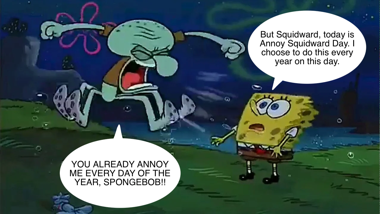 Happy Annoy Squidward Day 2024 by CARLOSDEVIANTBOI on DeviantArt