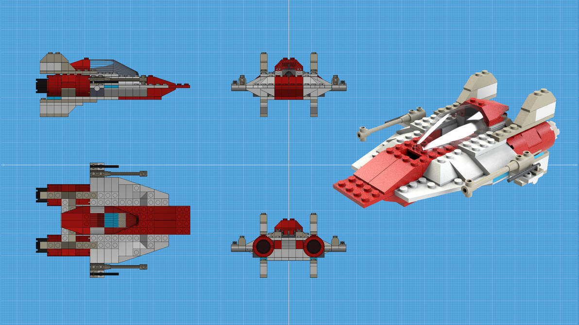 Lego A-Wing by purepitch72 on DeviantArt