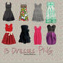 13 Dresses PNG