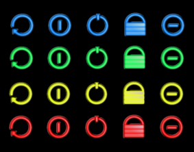 Colored Shutdown Functions