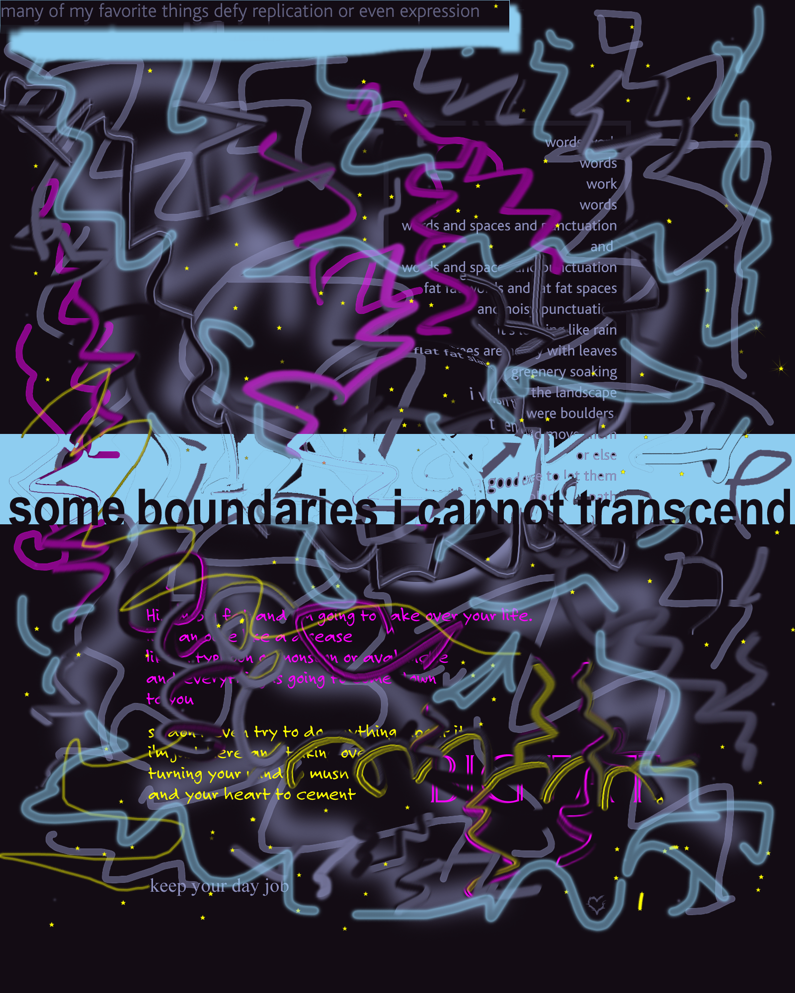 Some Boundaries...