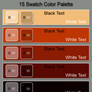 PSD: 15 Color Swatch Palette