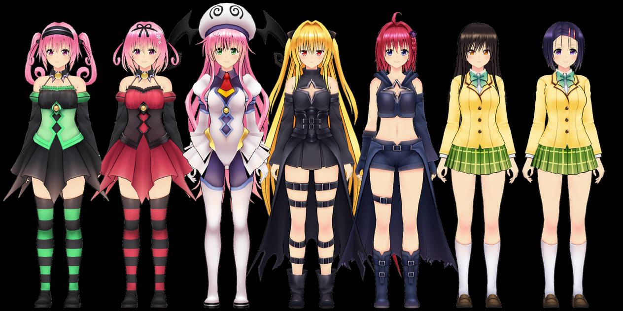 MMD TO LOVE RU GRAVURE CHANCE MODELS DL LINK by juliarose39 on DeviantArt