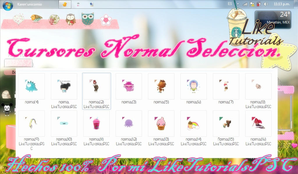 Cursores Normal Seleccion by LikeTutorials on DeviantArt