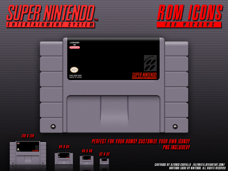 Super Nintendo Rom Icons by Alforata on DeviantArt