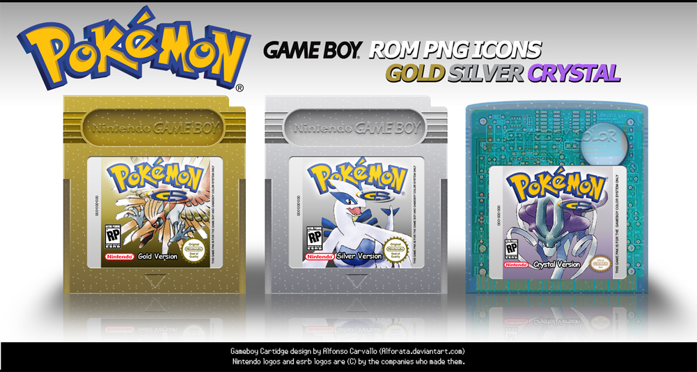 Pokemon Rom Icons Gsc By Alforata On Deviantart