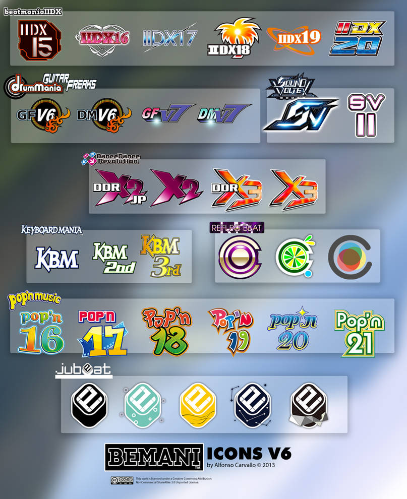 Bemani Icons V6 by Alforata on DeviantArt