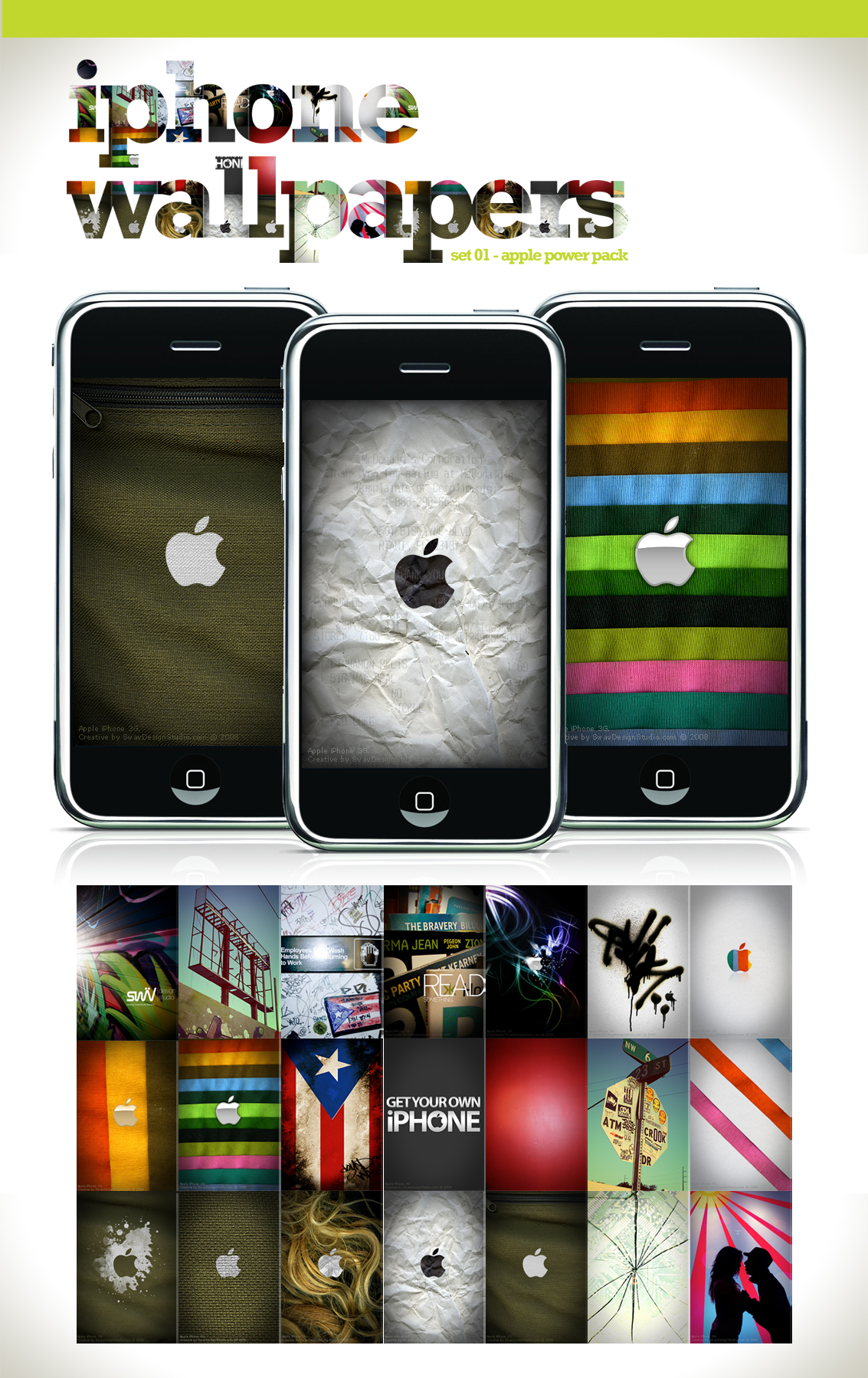 iPhone Wallpaper - Set 1 by angelaacevedo on DeviantArt