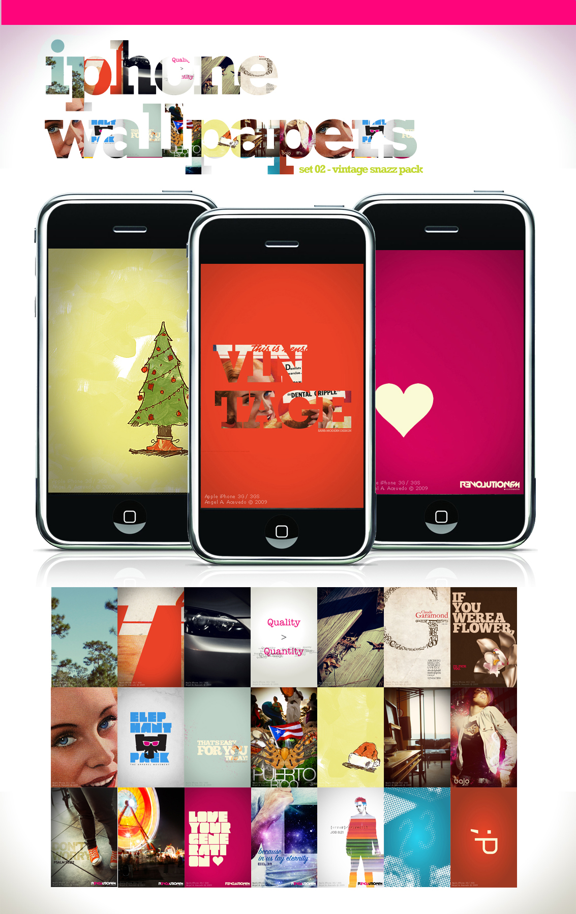 iPhone Wallpaper - Set 2 by angelaacevedo
