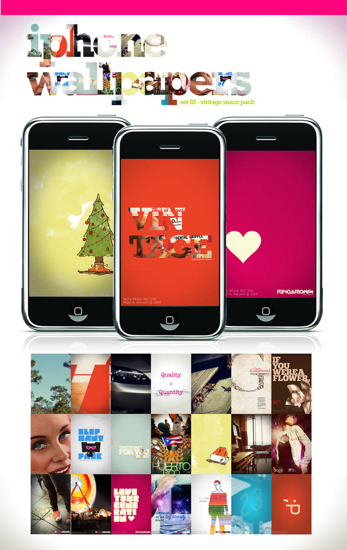 iPhone Wallpaper - Set 2 by angelaacevedo
