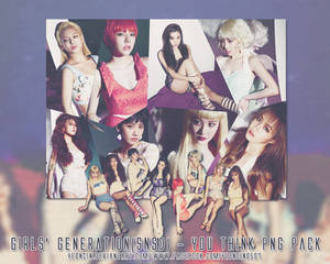 Girls' Generation (SNSD) - You Think PNG pack