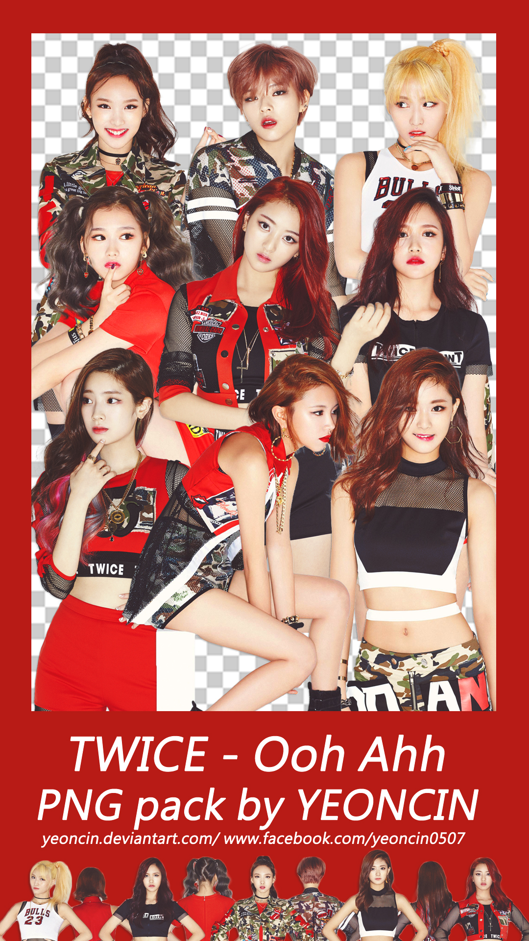 Twice Ooh Ahh Teaser Image Png Pack By Yeoncin On Deviantart