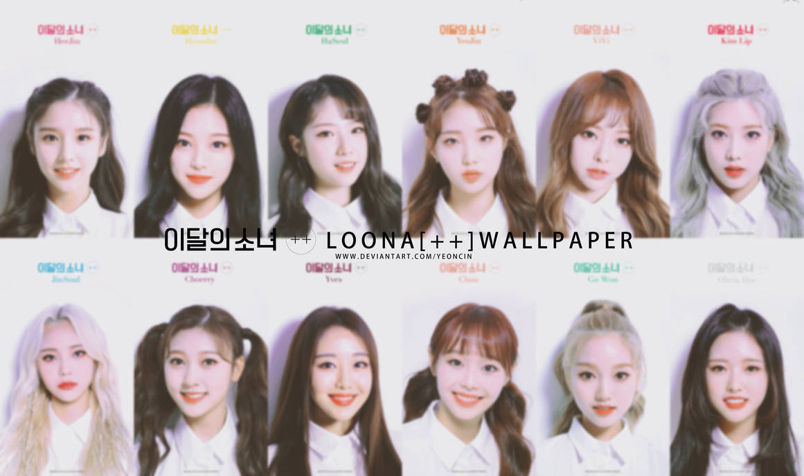 #24 LOONA ++ Wallpaper 12P by yeoncin on DeviantArt
