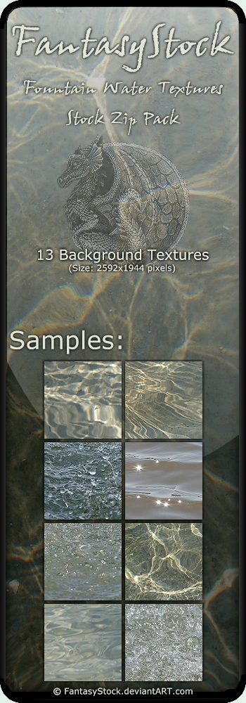 Fountain Water Texture Pack