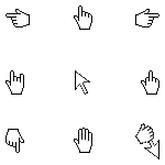 Free Avatar Set: Cursor Hands