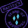 Rarity's Stamp of Approval SVG