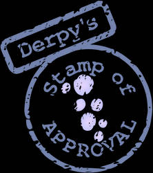 Derpy stamp of approval SVG