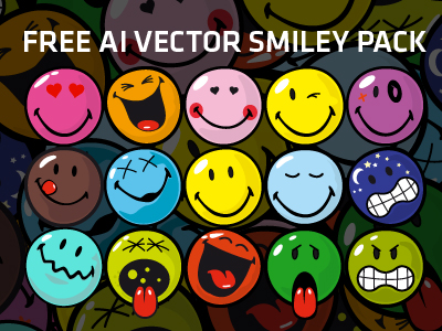 Free Ai Vector Smiley Pack
