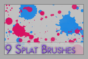 9 Splat Brushes