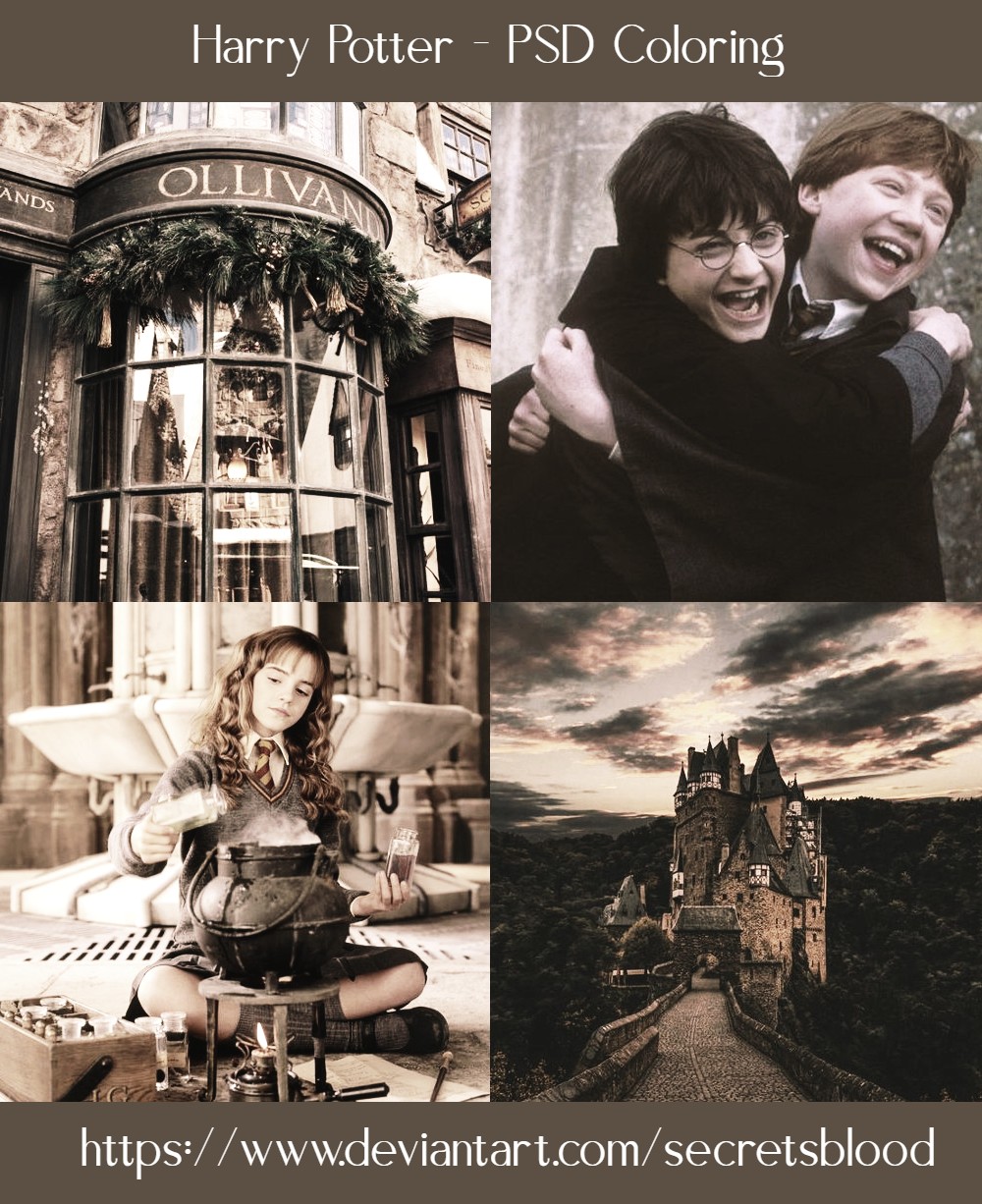 Harry Potter PSD Coloring by secretsblood on DeviantArt