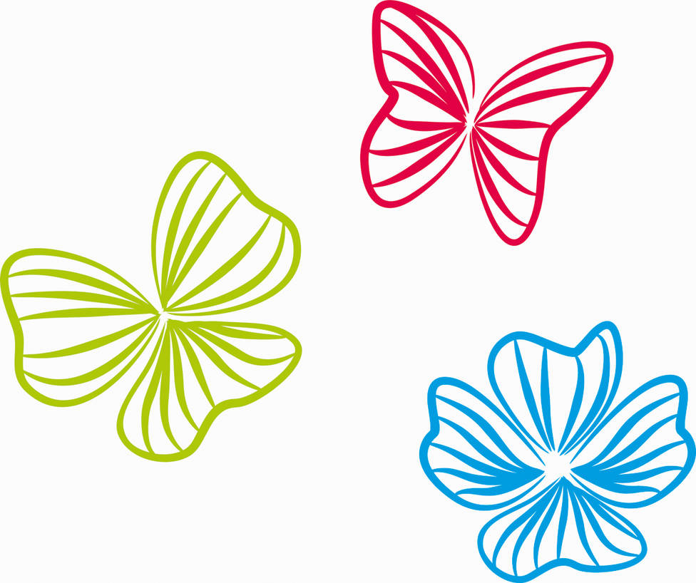 flower and butterfly vector by agildv on DeviantArt