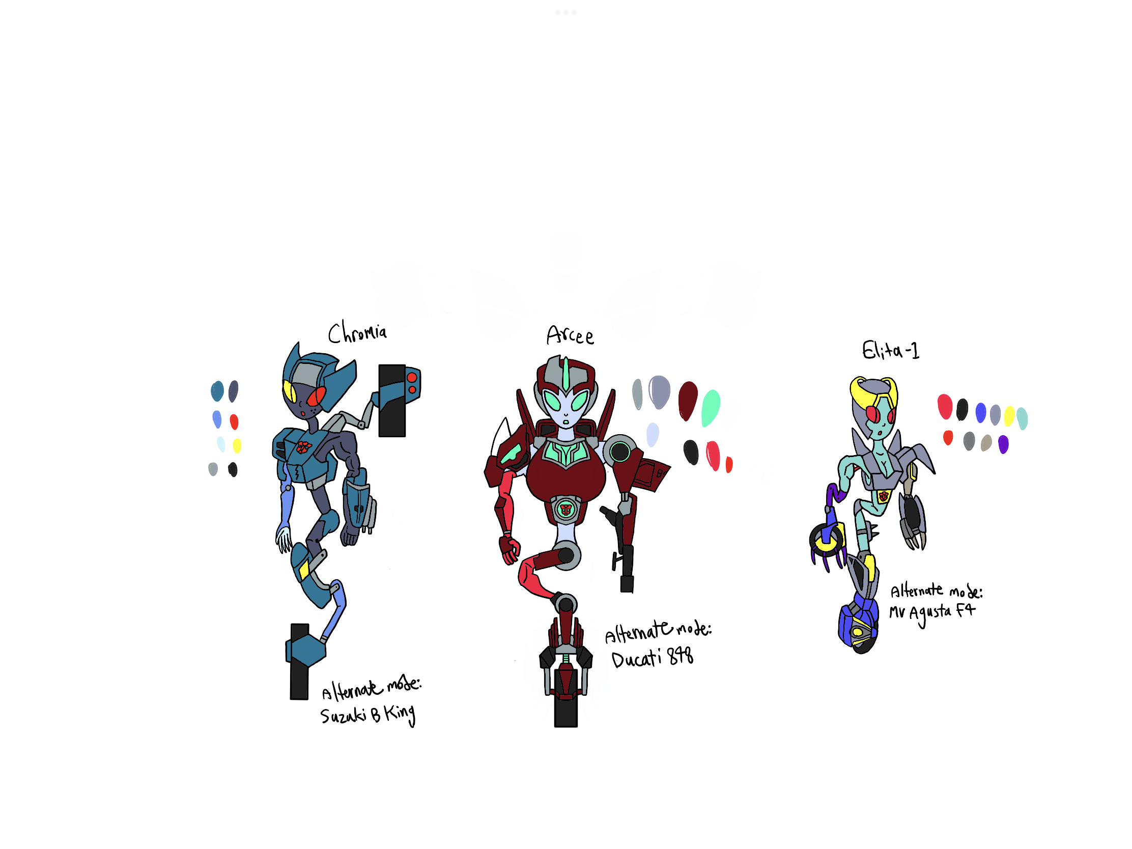 Transformers Totality Arcee triplets by SonicandKaijuArt on DeviantArt