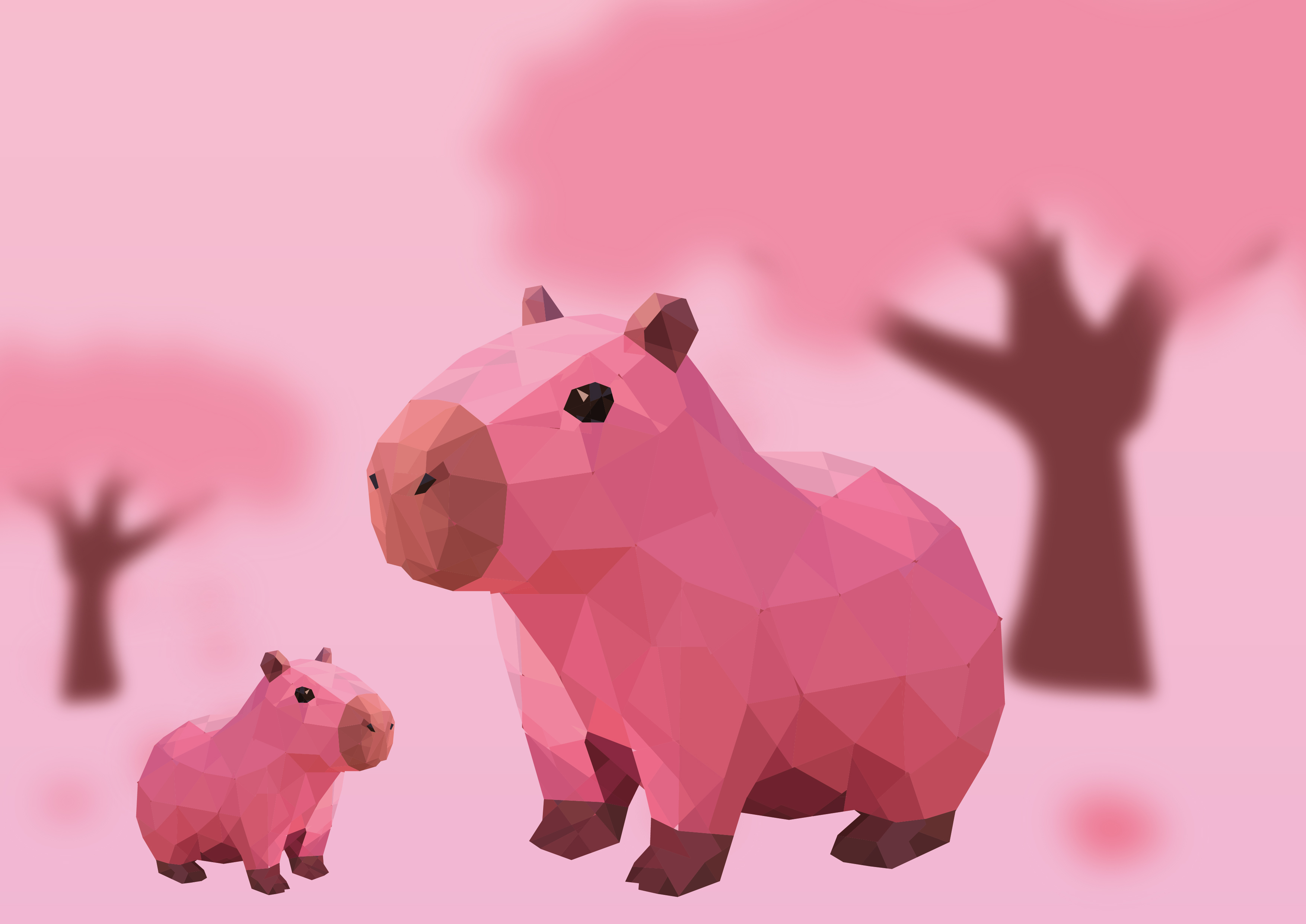 Capybara - LowPoly