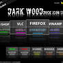Dark Wood - Dock icon set