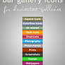 Bar gallery icons
