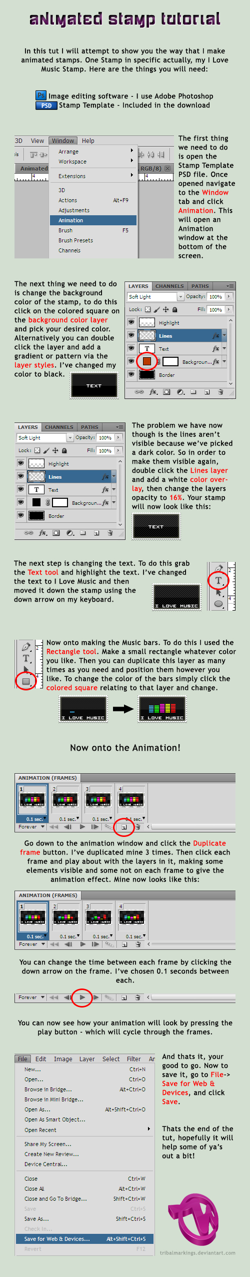 Animated Stamp Tutorial